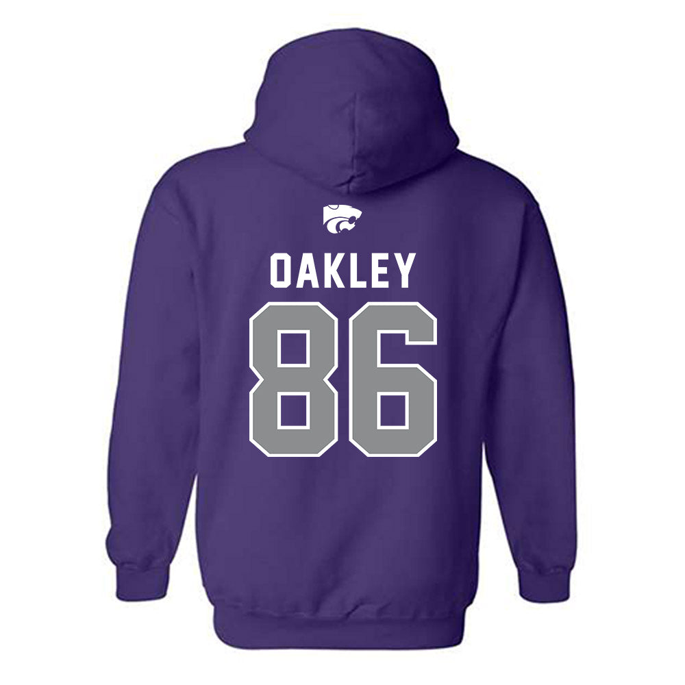 Kansas State - NCAA Football : Garrett Oakley - EMAW Hooded Sweatshirt-1