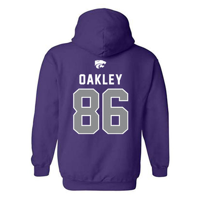 Kansas State - NCAA Football : Garrett Oakley - EMAW Hooded Sweatshirt-1