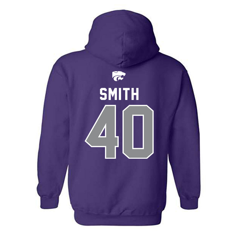 Kansas State - NCAA Baseball : Miles Smith - EMAW Hooded Sweatshirt-1
