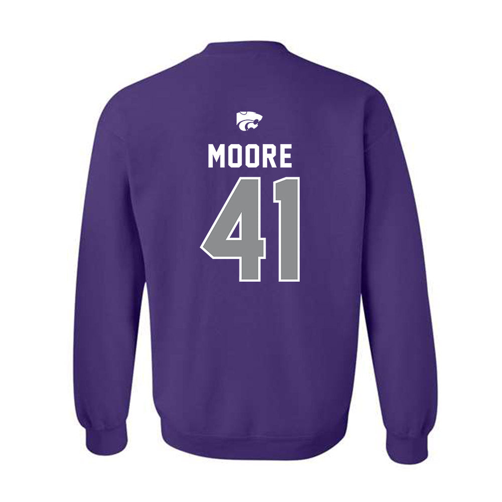 Kansas State - NCAA Football : Ashton Moore - EMAW Crewneck Sweatshirt-1