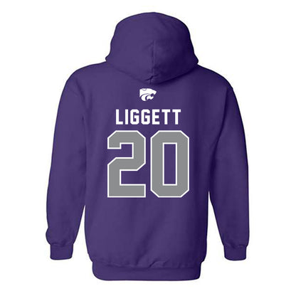Kansas State - NCAA Baseball : Carson Liggett - EMAW Hooded Sweatshirt-1