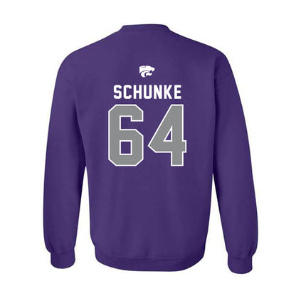 Kansas State - NCAA Football : Navarro Schunke - EMAW Crewneck Sweatshirt-1