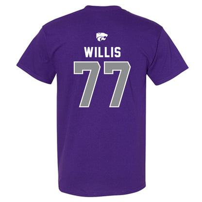 Kansas State - NCAA Baseball : Carver Willis - EMAW T-Shirt-1