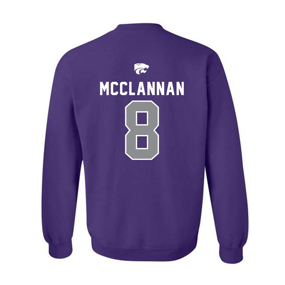 Kansas State - NCAA Football : Simon McClannan - EMAW Crewneck Sweatshirt-1