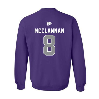 Kansas State - NCAA Football : Simon McClannan - EMAW Crewneck Sweatshirt-1