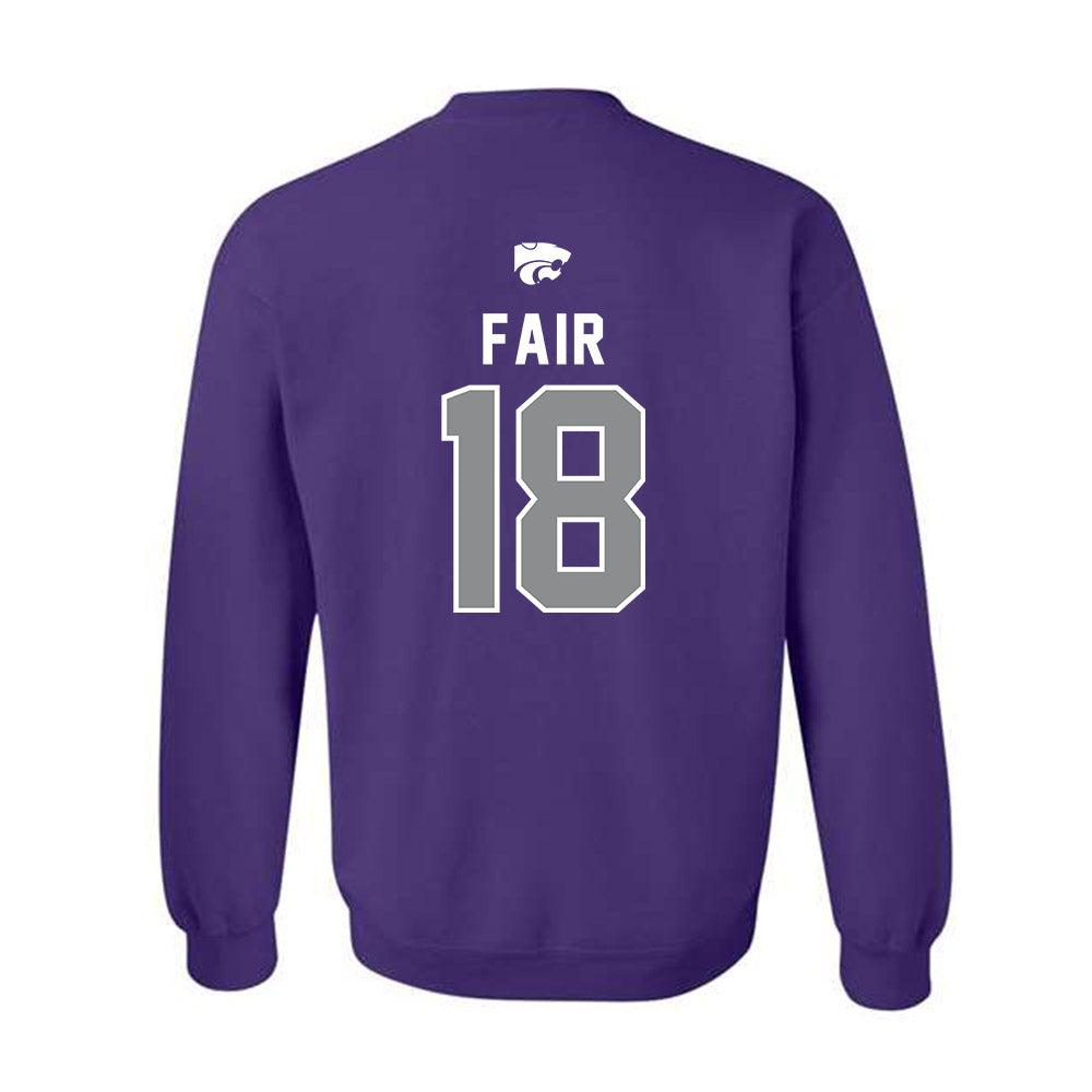 Kansas State - NCAA Football : Wesley Fair - EMAW Crewneck Sweatshirt-1
