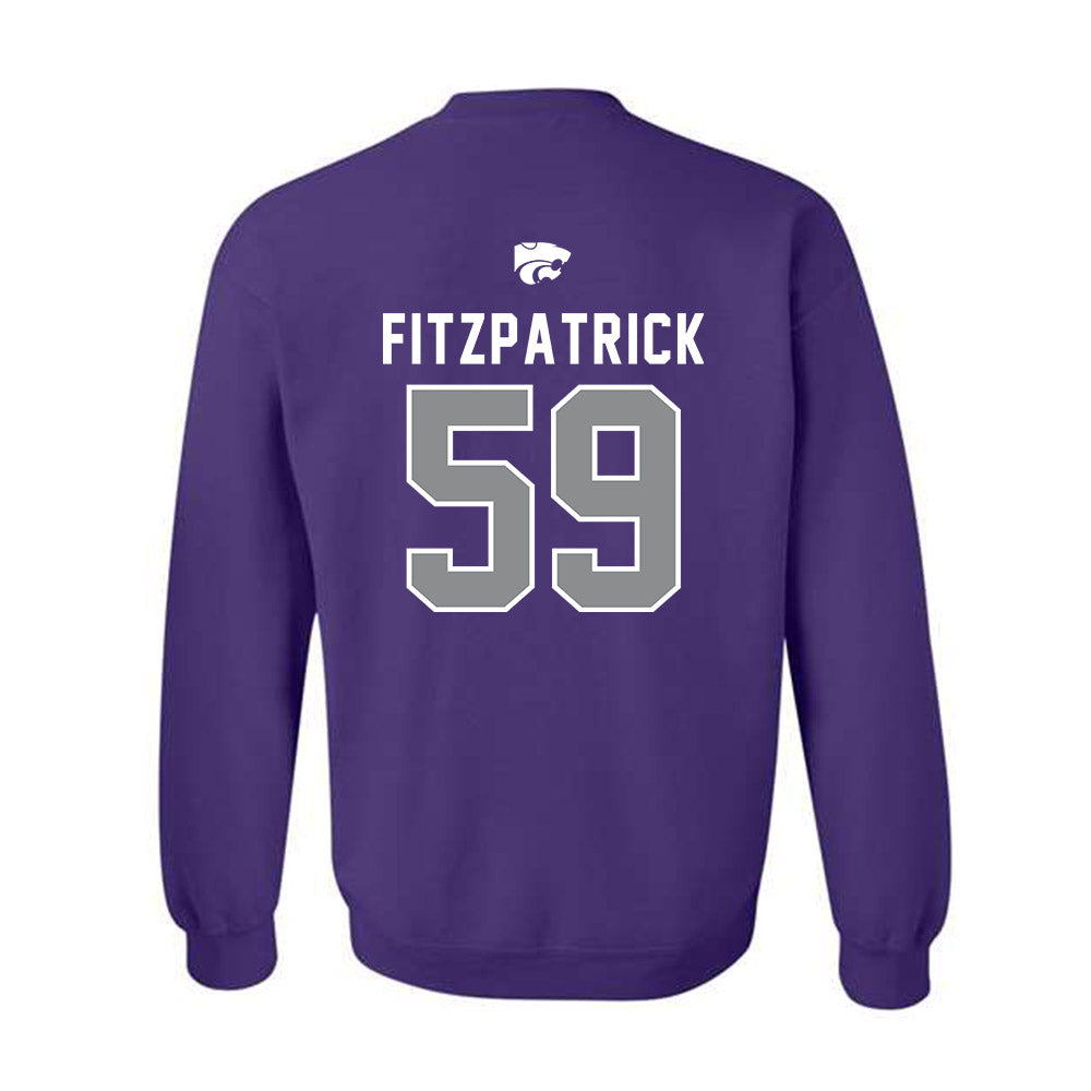 Kansas State - NCAA Football : George Fitzpatrick - EMAW Crewneck Sweatshirt-1