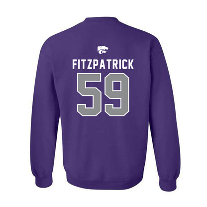 Kansas State - NCAA Football : George Fitzpatrick - EMAW Crewneck Sweatshirt-1