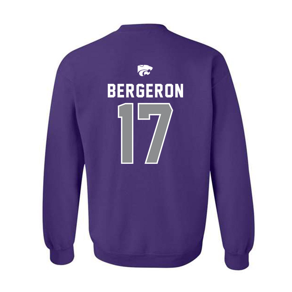 Kansas State - NCAA Football : Mikey Bergeron - EMAW Crewneck Sweatshirt-1