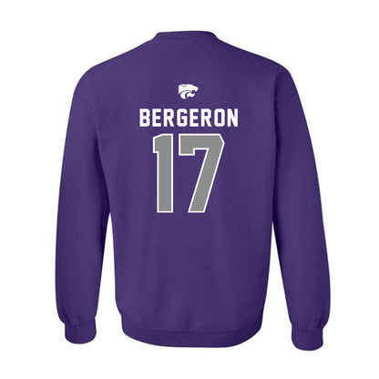 Kansas State - NCAA Football : Mikey Bergeron - EMAW Crewneck Sweatshirt-1