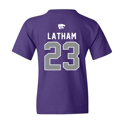 Kansas State - NCAA Women's Volleyball : Lauren Latham - EMAW Youth T-Shirt-1