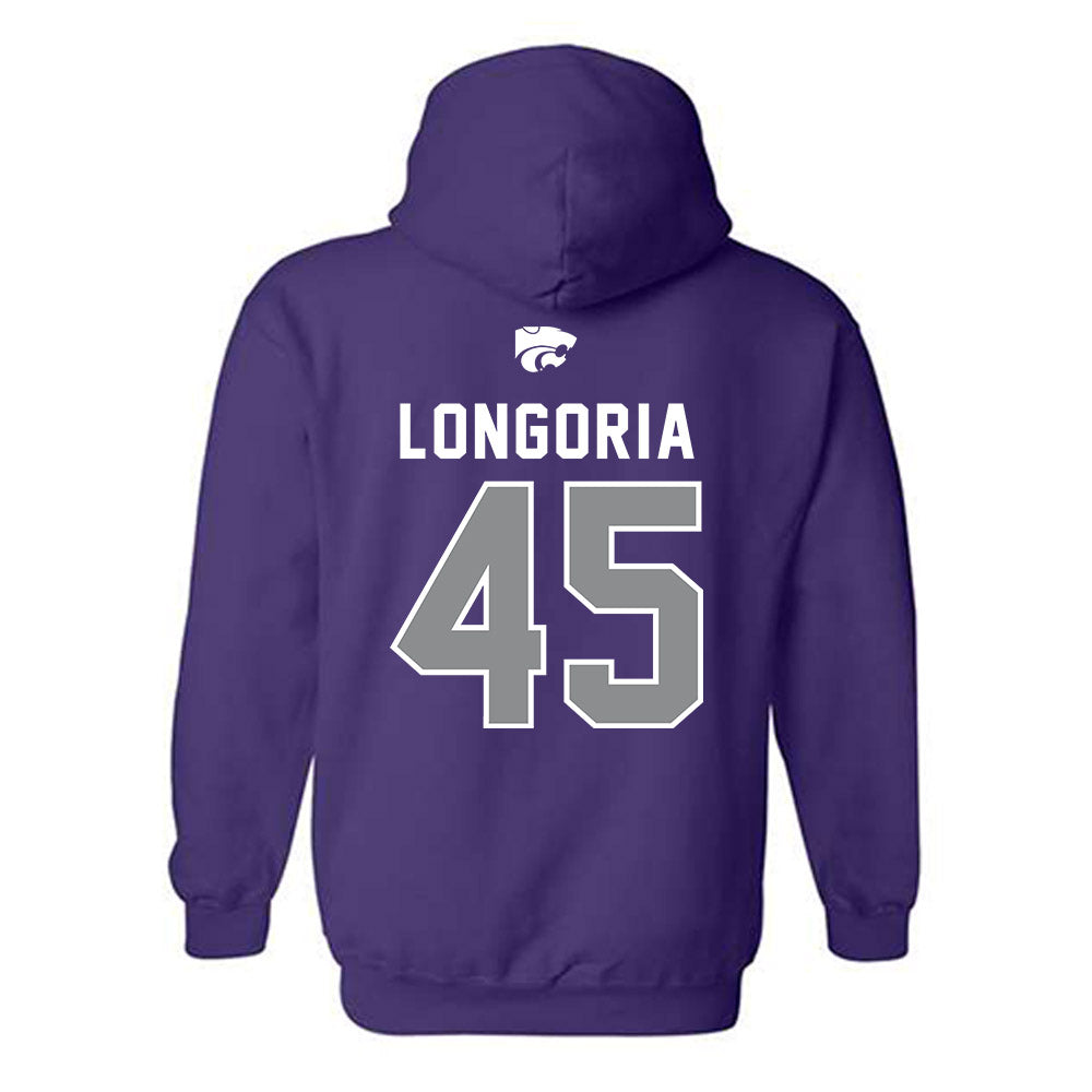 Kansas State - NCAA Baseball : Adan Longoria - EMAW Hooded Sweatshirt-1