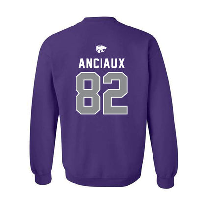 Kansas State - NCAA Football : Will Anciaux - EMAW Crewneck Sweatshirt-1