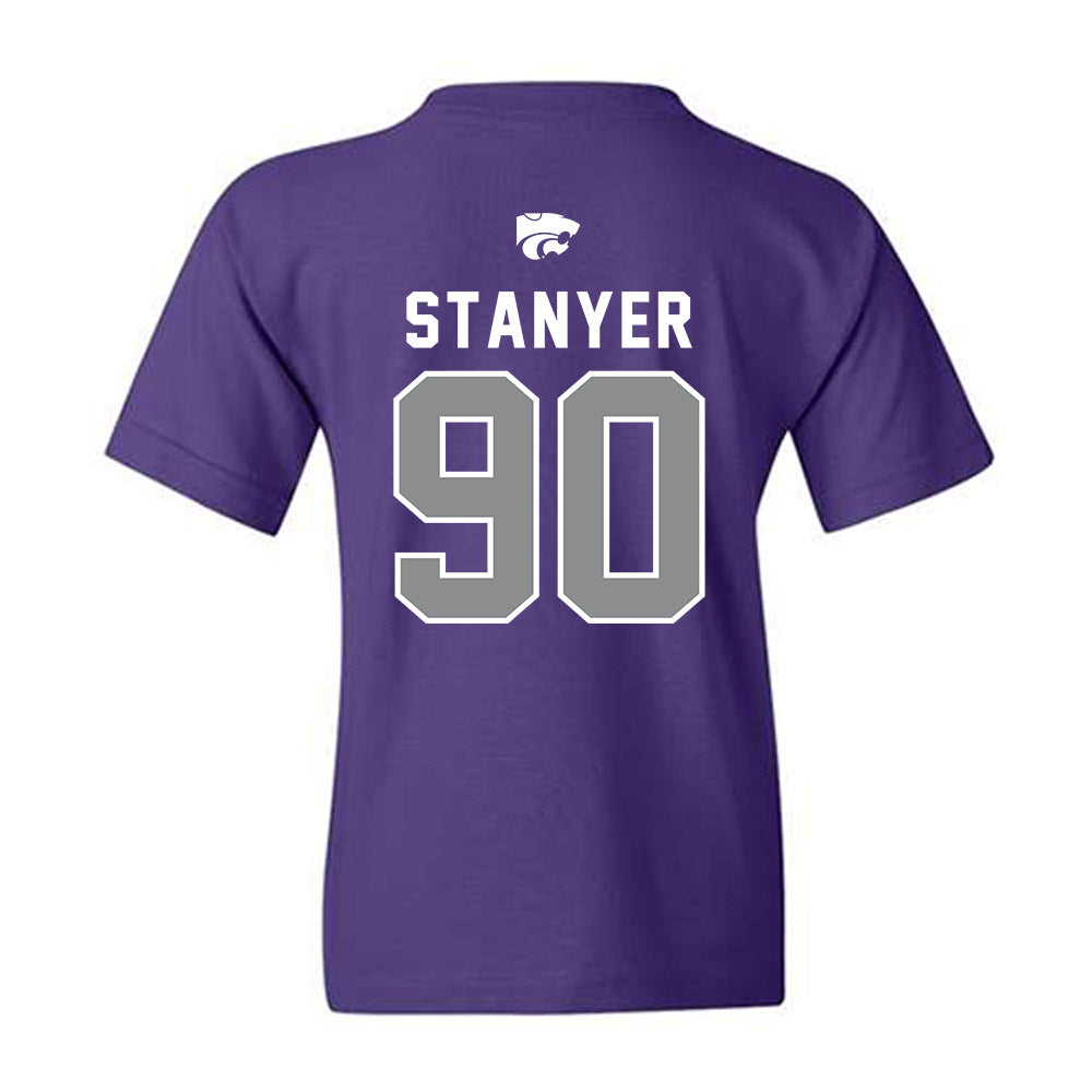 Kansas State - NCAA Football : Brad Stanyer - EMAW Youth T-Shirt-1