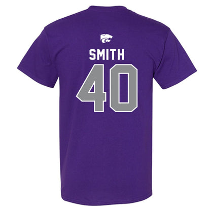 Kansas State - NCAA Baseball : Miles Smith - EMAW T-Shirt-1