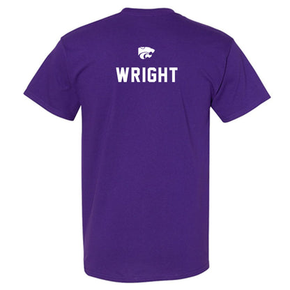 Kansas State - NCAA Women's Track & Field : Delaney Wright - EMAW T-Shirt-1