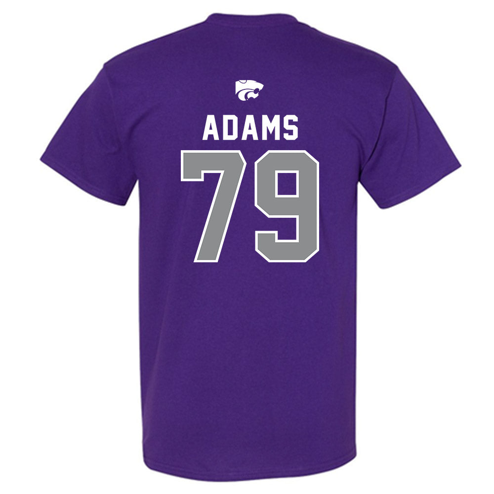Kansas State - NCAA Football : Charlie Adams - EMAW T-Shirt-1