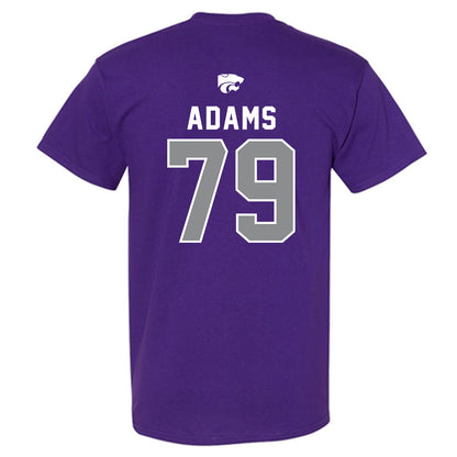 Kansas State - NCAA Football : Charlie Adams - EMAW T-Shirt-1