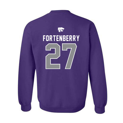 Kansas State - NCAA Baseball : Robert Fortenberry - EMAW Crewneck Sweatshirt-1