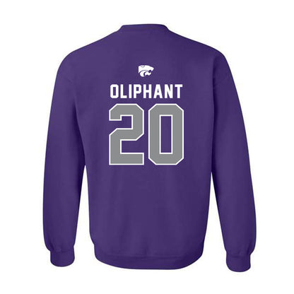 Kansas State - NCAA Football : Jacobi Oliphant - EMAW Crewneck Sweatshirt-1