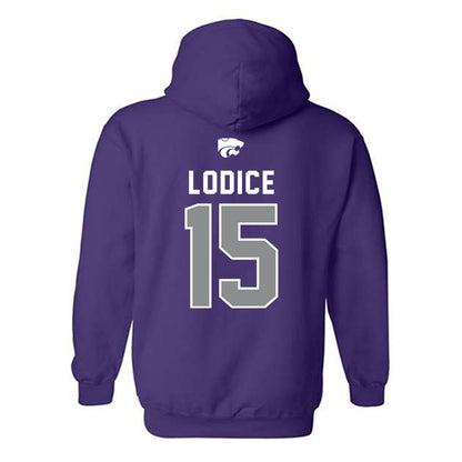 Kansas State - NCAA Baseball : Kyan Lodice - EMAW Hooded Sweatshirt-1