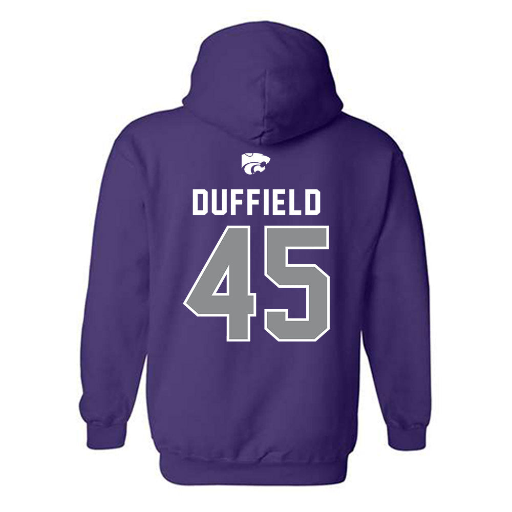 Kansas State - NCAA Football : Jaxson Duffield - EMAW Hooded Sweatshirt-1