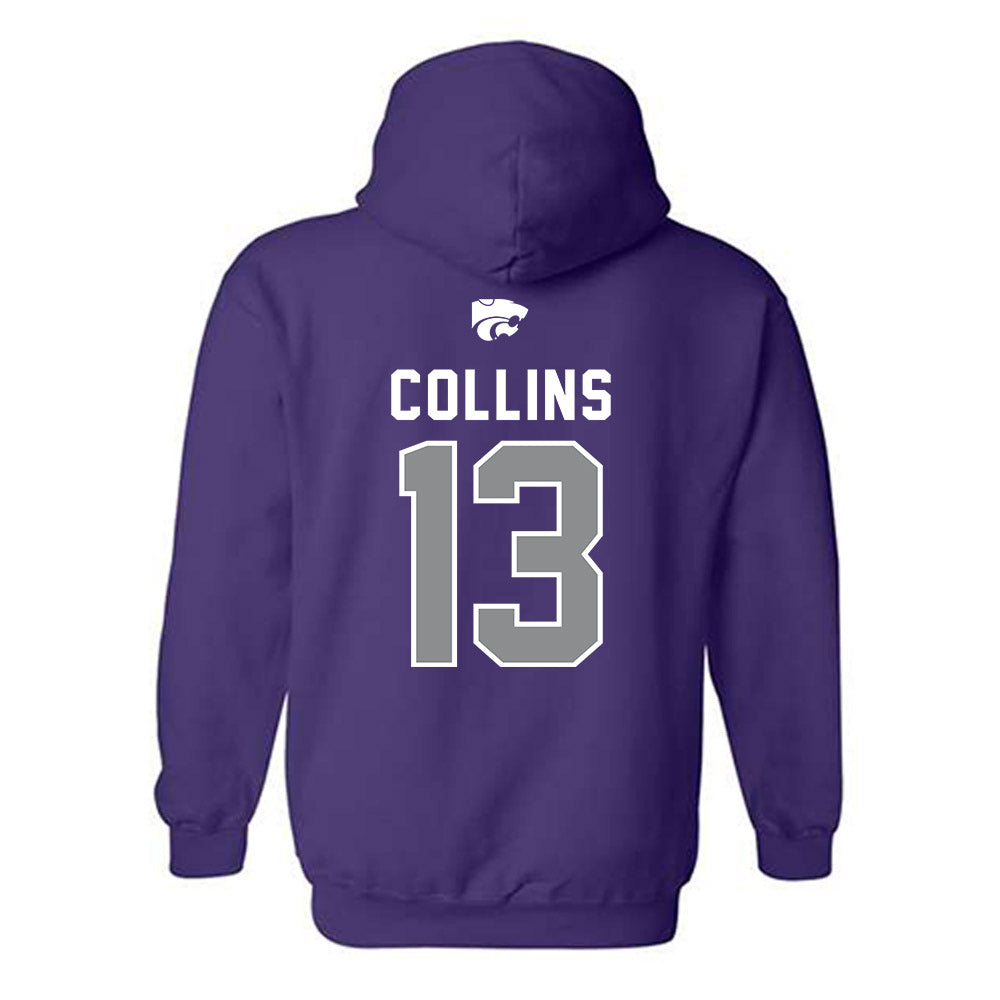 Kansas State - NCAA Football : RJ Collins - EMAW Hooded Sweatshirt-1