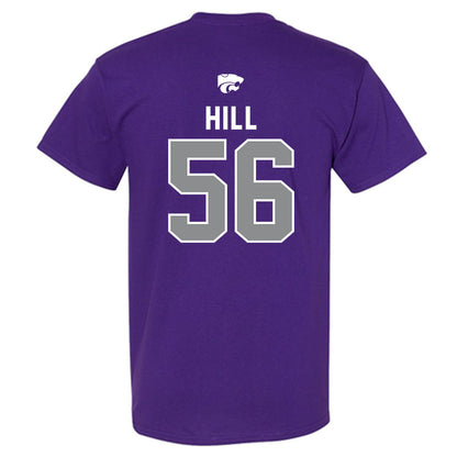 Kansas State - NCAA Football : Elijah Hill - EMAW T-Shirt-1
