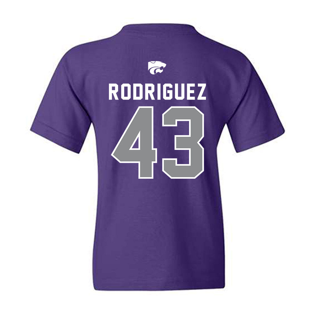 Kansas State - NCAA Football : Luis Rodriguez - EMAW Youth T-Shirt-1