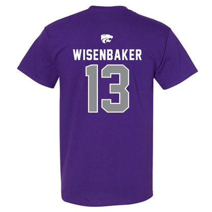 Kansas State - NCAA Baseball : Cole Wisenbaker - EMAW T-Shirt-1