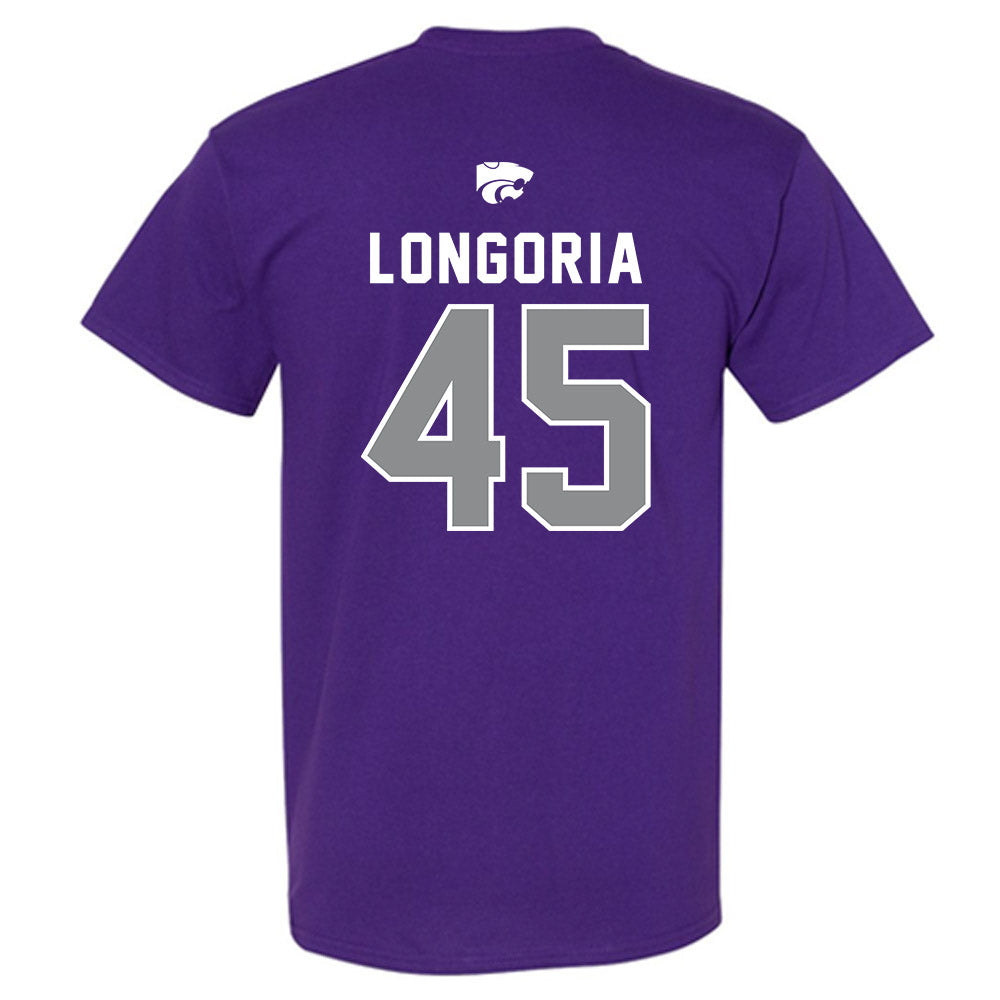 Kansas State - NCAA Baseball : Adan Longoria - EMAW T-Shirt-1