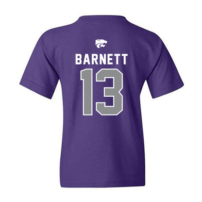 Kansas State - NCAA Football : Blake Barnett - EMAW Youth T-Shirt-1