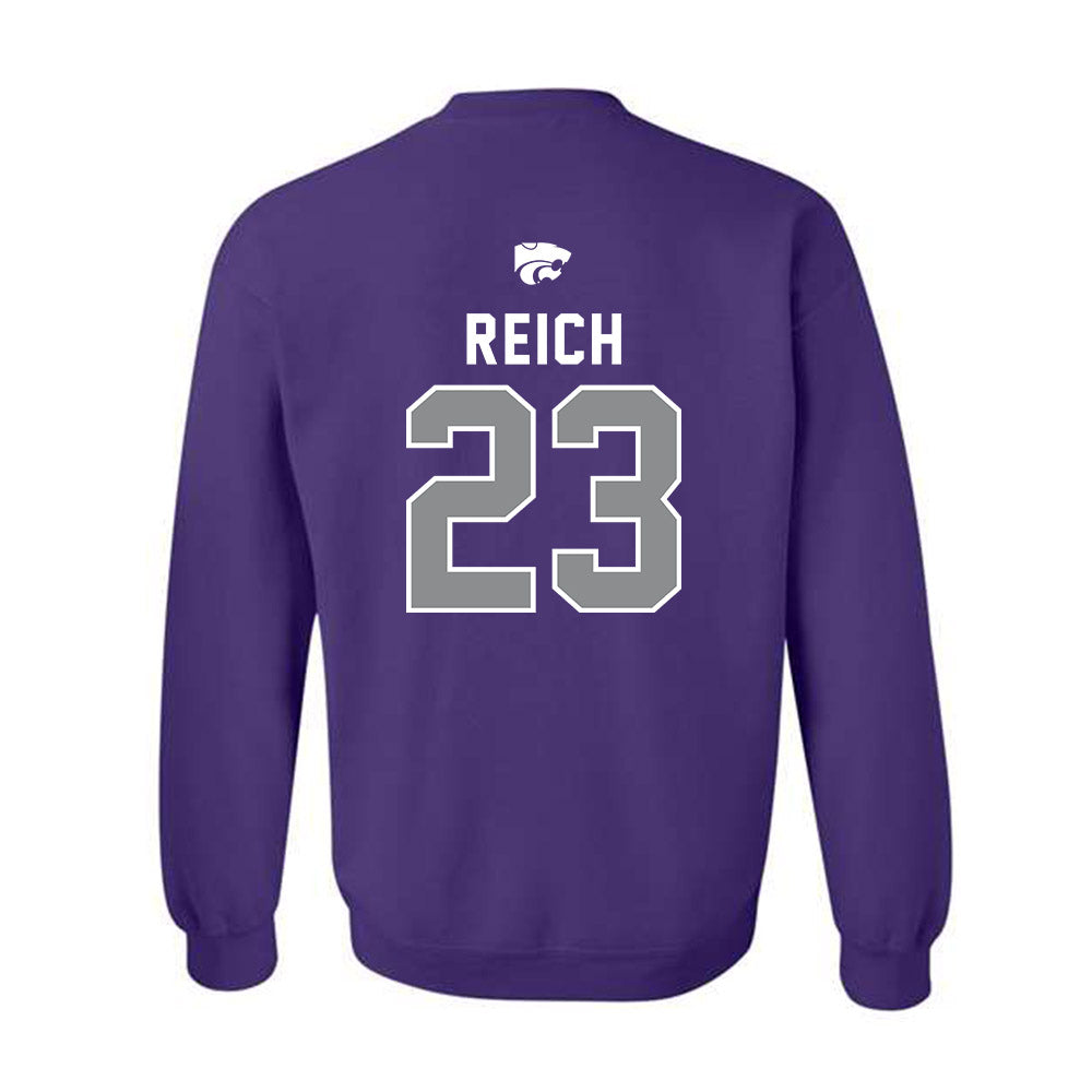 Kansas State - NCAA Baseball : Jonah Reich - EMAW Crewneck Sweatshirt-1