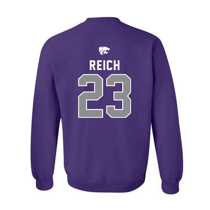 Kansas State - NCAA Baseball : Jonah Reich - EMAW Crewneck Sweatshirt-1