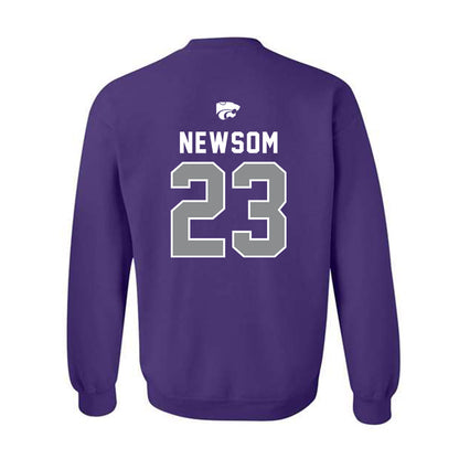 Kansas State - NCAA Football : Asa Newsom - EMAW Crewneck Sweatshirt-1