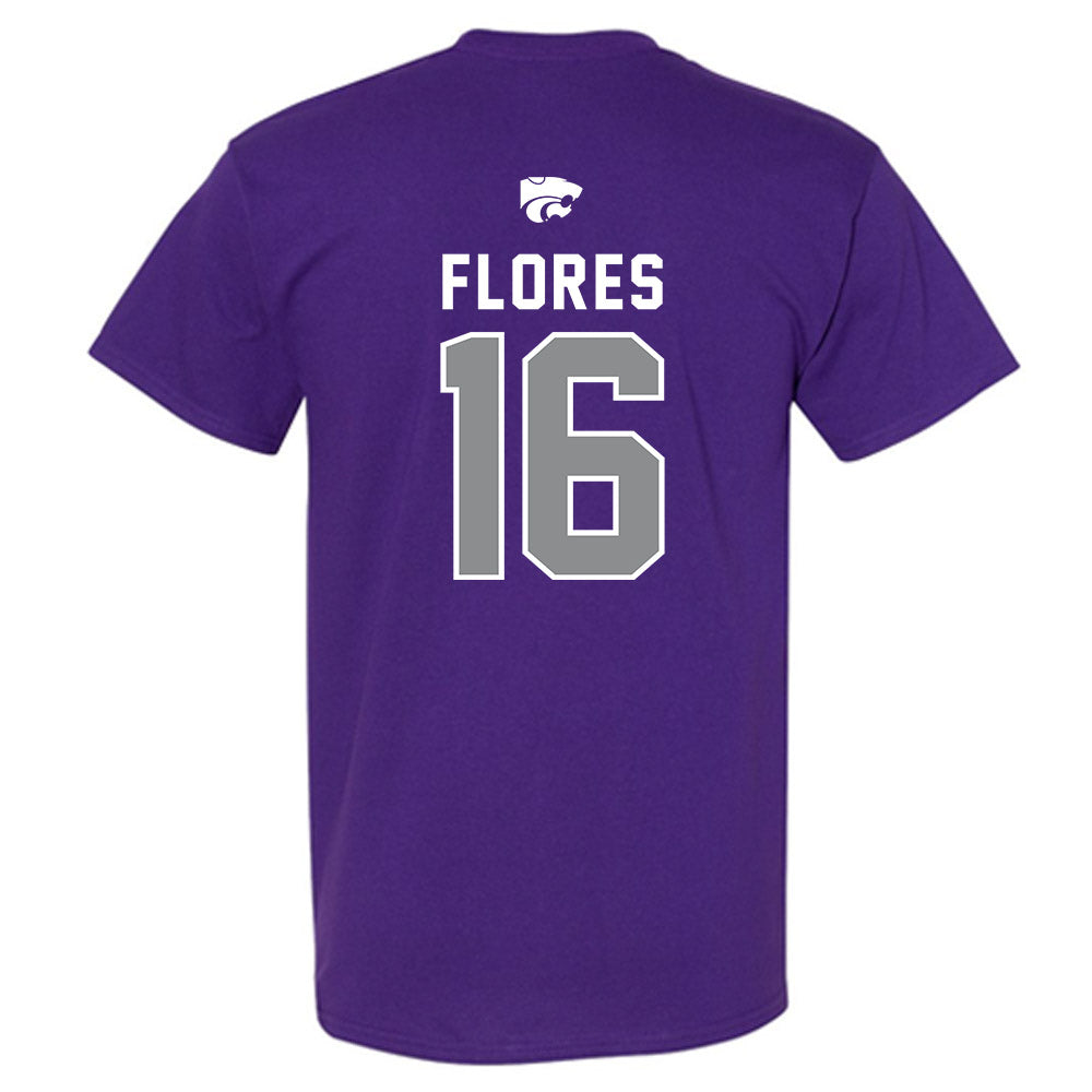 Kansas State - NCAA Baseball : Matthew Flores - EMAW T-Shirt-1