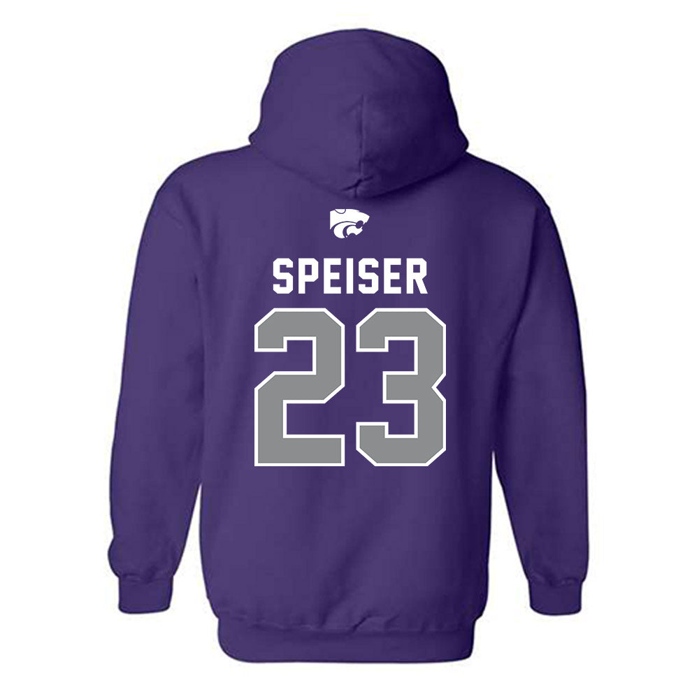 Kansas State - NCAA Women's Basketball : jordan speiser - EMAW Hooded Sweatshirt-1