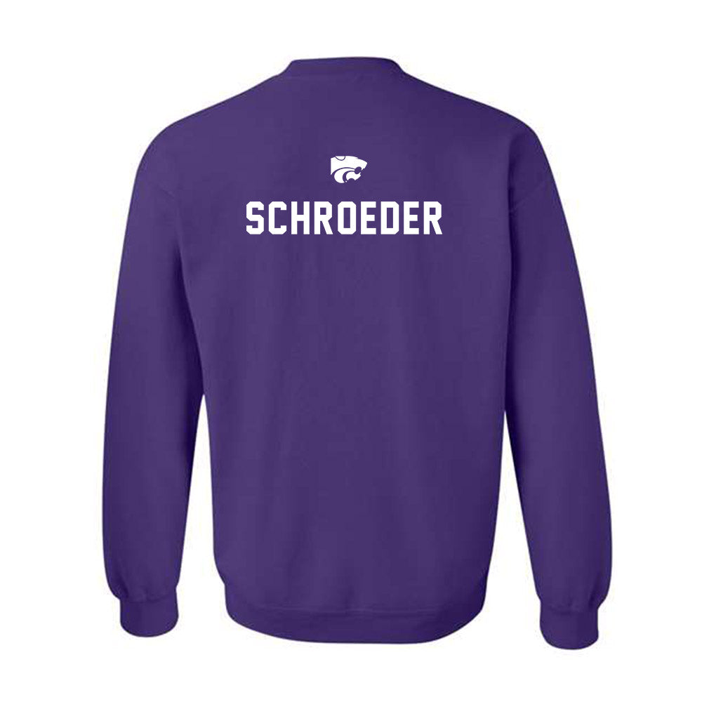 Kansas State - NCAA Women's Track & Field : Jaycee Schroeder - EMAW Crewneck Sweatshirt-1