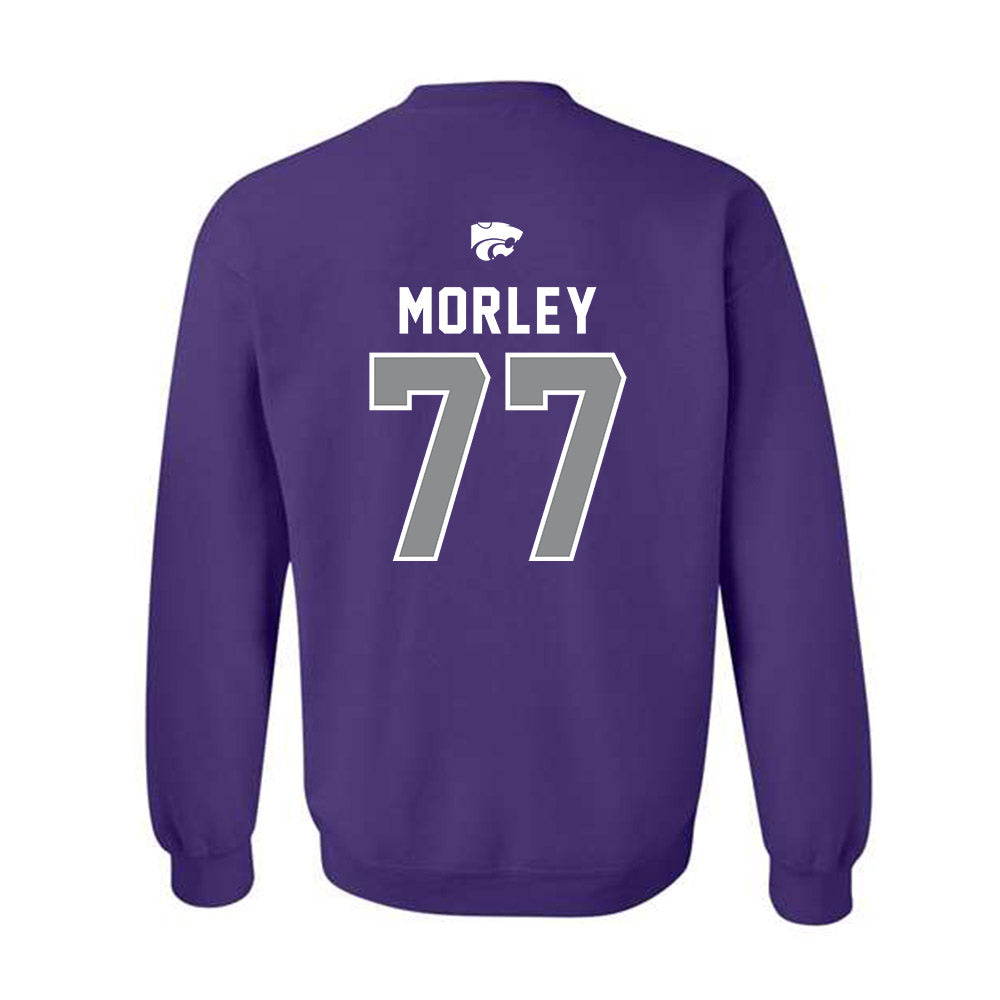 Kansas State - NCAA Football : Tanner Morley - EMAW Crewneck Sweatshirt-1