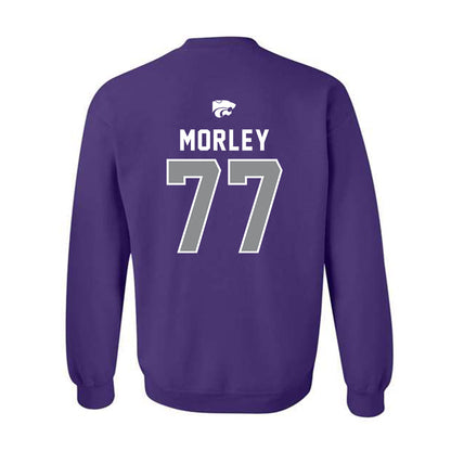Kansas State - NCAA Football : Tanner Morley - EMAW Crewneck Sweatshirt-1
