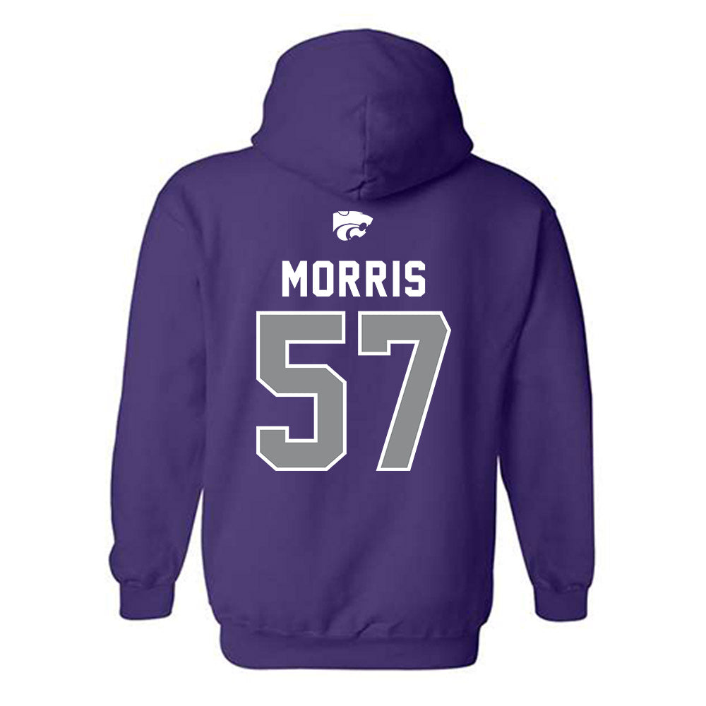 Kansas State - NCAA Football : Delvin Morris - EMAW Hooded Sweatshirt-1