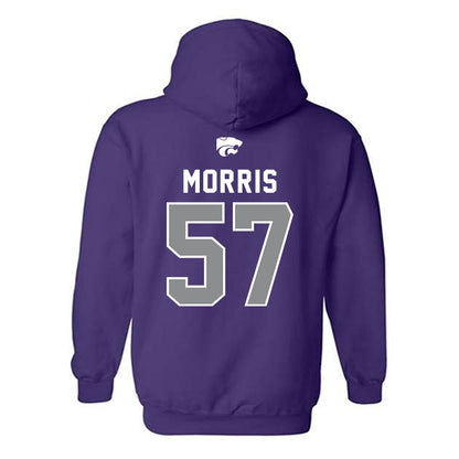 Kansas State - NCAA Football : Delvin Morris - EMAW Hooded Sweatshirt-1