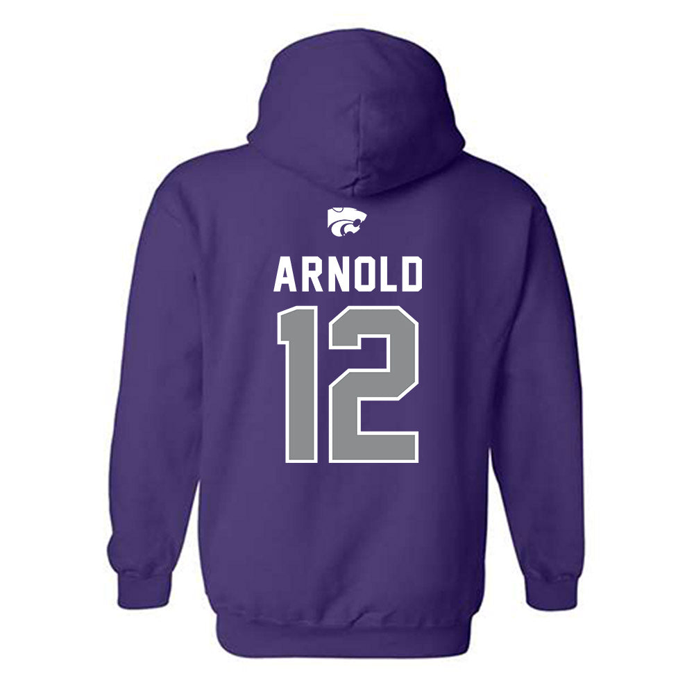 Kansas State - NCAA Baseball : Aaron Arnold - EMAW Hooded Sweatshirt-1