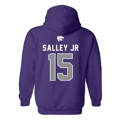 Kansas State - NCAA Football : Derrick Salley jr - EMAW Hooded Sweatshirt-1