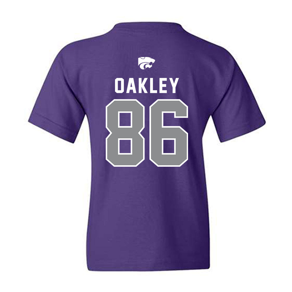 Kansas State - NCAA Football : Garrett Oakley - EMAW Youth T-Shirt-1