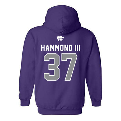 Kansas State - NCAA Football : Robert Hammond III - EMAW Hooded Sweatshirt-1