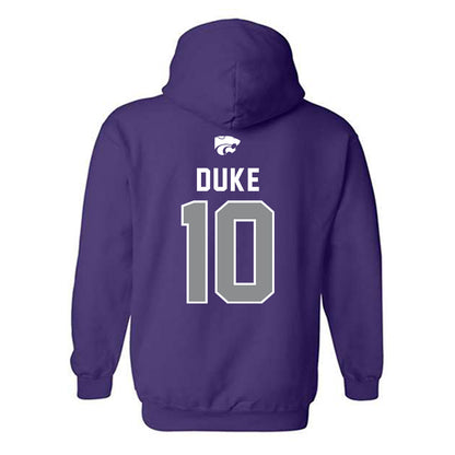 Kansas State - NCAA Baseball : Tanner Duke - EMAW Hooded Sweatshirt-1