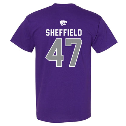 Kansas State - NCAA Baseball : Lincoln Sheffield - EMAW T-Shirt-1