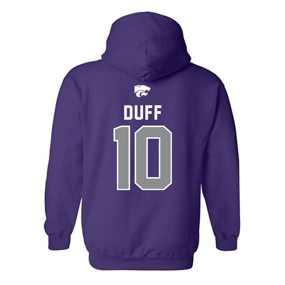 Kansas State - NCAA Football : Dillon Duff - EMAW Hooded Sweatshirt-1