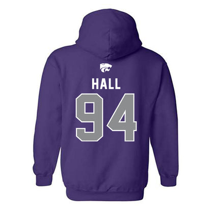 Kansas State - NCAA Football : Kingston Hall - EMAW Hooded Sweatshirt-1